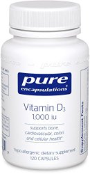 Pure Encapsulations – Vitamin D3 1,000 i.u. 120’s