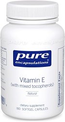 Pure Encapsulations – Vitamin E (with mixed tocopherols) 180’s