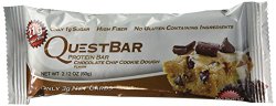 Quest Protein Bars – Chocolate Chip Cookie Dough – 2.1 Oz – pack Of 12