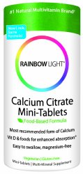 Rainbow Light 100% Calcium Citrate, 120  Minitabs