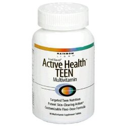 Rainbow Light  Active Health Teen Multivitamin, 90 Tablets