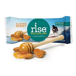 Rise Bar Gluten-Free, High-Protein Bars, Almond Honey, 12-Count
