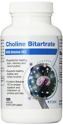 Roex Choline Bitartrate Nutritional-Supplement, 120 Count