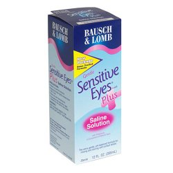 Sensitive Eyes Plus Saline Solution, 12 fl oz (355 ml)