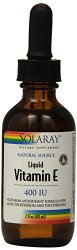 Solaray Liquid Vitamin E 400 IU Supplement, 2 Fluid Ounce