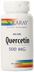 Solaray Quercetin Capsules, 500 mg, 90 Count