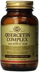 Solgar Quercetin Complex with Ester-C Plus Vegetable Capsules, 50 Count