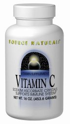 Source Naturals Vitamin C, Sodium Ascorbate Crystals, 16 Ounce