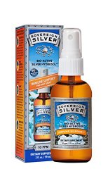 Sovereign Silver Bio-Active Silver Hydrosol for Immune Support – 10 ppm, 2oz (59mL) – Fine Mist Spray