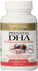 Spectrum Essentials Prenatal DHA, 200 mg, 60 Softgels