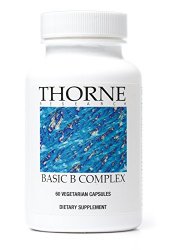 Thorne Research – Basic B Complex Methylated Vitamins – 60 Vegetarian Capsules