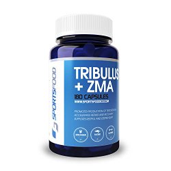 Tribulus + ZMA® 1000mg x 180 Caps, 95% Steroidal Saponins, 80% Protodioscin Combined w/ ZMA®