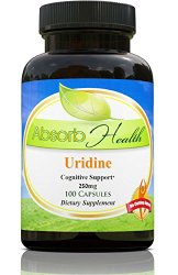 Uridine | 250mg 100 Capsules | Choline Sensitizer | Cognitve Booster