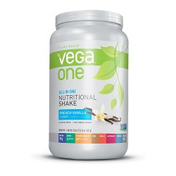 Vega One All in One Nutritional Shake Tub, French Vanilla, Large, 29.2 Ounce