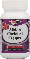 Vitacost Albion Chelated Copper — 60 Capsules