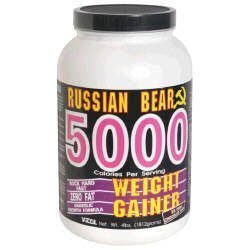 Vitol Russian Bear 5000, Ice Cream Vanilla 4lb Bottle
