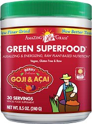 Amazing Grass Green SuperFood Berry, 30 Servings, 8.5 Ounces