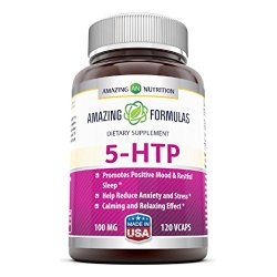 Amazing Nutrition 5-htp 100 Mg 120 Vcaps – Promotes Positive Mood & Restful Sleep