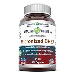 Amazing Nutrition Micronized Dhea 25 Mg 180 Capsules