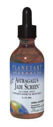 Astragalus Jade Screen (alcohol free) Planetary Herbals 4 oz Liquid
