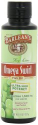 Barlean’s Organic Oils Ultra High Potency Key Omega Swirl, Lime, 8 Ounce
