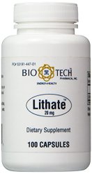 BioTech Pharmacal – Lithate 20 mg – 100 Count