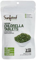 Chlorella Tablets Sunfood 2 oz (225) Tabs