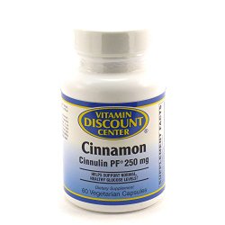 Cinnamon Extract 250mg Cinnulin Pf By Vitamin Discount Center – 60 Capsules