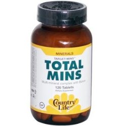 Country Life Target-Mins Total Mins Multi-mineral Complex with Boron, 120-Count