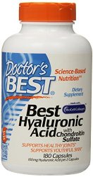Doctor’s Best – Best Hyaluronic Acid with Chondroitin Sulfate, 180 Capsules