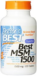 Doctor’s Best Best MSM (1500 mg) Tablets, 120-Count