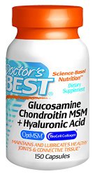 Doctor’s BEST Glucosamine Chondroitin MSM plus HA, 150 Count