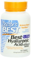 Doctor’s Best Hyaluronic Acid with Chondroitin Sulfate Capsules, 60 Count