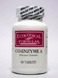 Ecological Formulas – Co-Enzyme A Precursor Formula 60 tabs [Health and Beauty]