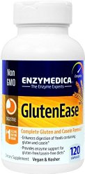 Enzymedica – GlutenEase, Complete Gluten & Casein Formula, 120 Capsules (FFP)