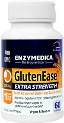 Enzymedica – GlutenEase Extra Strength, Complete Gluten & Casein Formula, 60 Capsules (FFP)