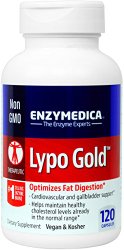Enzymedica – Lypo Gold, Optimizes Fat Digestion, 120 Capsules (FFP)