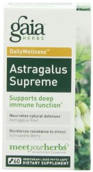 Gaia Herbs Astragalus Supreme, 60 Liquid Phyto-Capsules