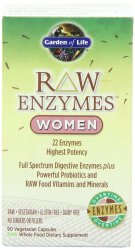 Garden of Life RAW Enzymes Women, 90 Capsules
