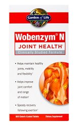 Garden of Life Wobenzym N, 800 Tablets (Packaging May Vary)