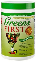 Greens First Nutrient Rich-Antioxidant Plant-Based Daily Superfoods + Probiotics For Healthy Digestion, 19.9 oz. – 60 Servings