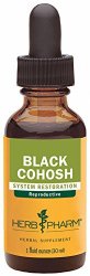 Herb Pharm Certified Organic Black Cohosh Extract for Female Reproductive System Support – 1 Ounce