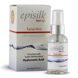 Hyalogic Episilk Facial Mist – Enriched With Super Moisturizing Hyaluronic Acid – HA Face Spray – 2 ounces