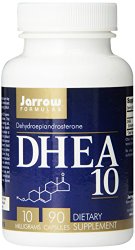 Jarrow Formulas DHEA (Dehydroepiandrosterone), 10mg, 90 Capsules
