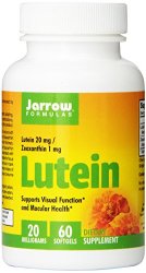 Jarrow Formulas Lutein, 20 mg, 60 Count