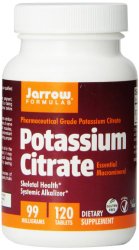 Jarrow Formulas Potassium Citrate, 120 Tablets