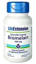 Life Extension Specially-Coated Bromelain 500 Mg, 60 tablets