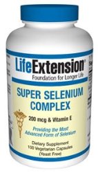 Life Extension – Super Selenium Complex & Vitamin E – 200 Mcg – 100 Vcaps (Pack of 2)