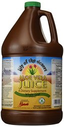Lily of The Desert Organic Aloe Vera Juice, Whole Leaf, 128 Fluid Ounce