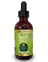 Liver Edge – Herbal Support Supplement for Detox and Cleanse – Concentrated and Potent – Large 2 Oz Bottle